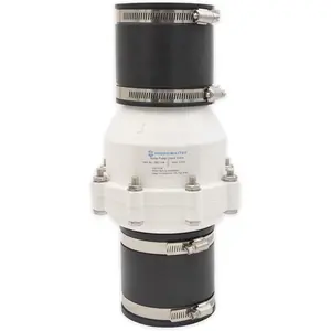 Plastic Sump Pump Check Valve With No Hub Connection 3 Inch.