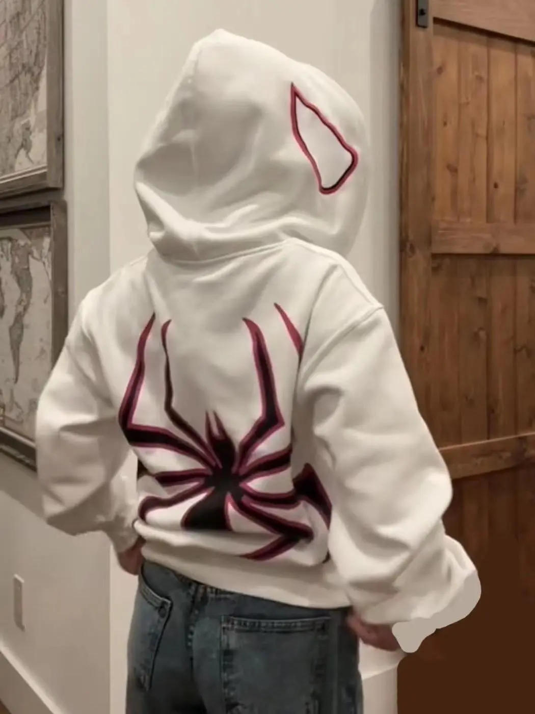 2026 New Halloween Unique Unisex Hoodie Sweatshirt, Couples Style Spider-Man Print Sweatshirt, Unisex Casual Outerwear for Cosplay