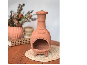 Mini Chimney | Enchanting Handmade Terracotta Palo Santo Holder, Perfect for Burning Paper, Smudging Rituals, and Enhancing Your Meditation