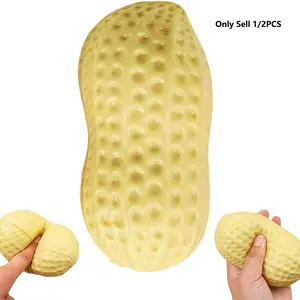 Peanut Squishies Soft Squeeze Dough Squishy for Anxiety Relief & Focus – Sensory Decompression Toy for Kids & Adults – Fun Desk Toy & Party Favors