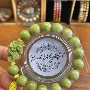 Zodiac Collection-Matcha Glow-horse bracelet