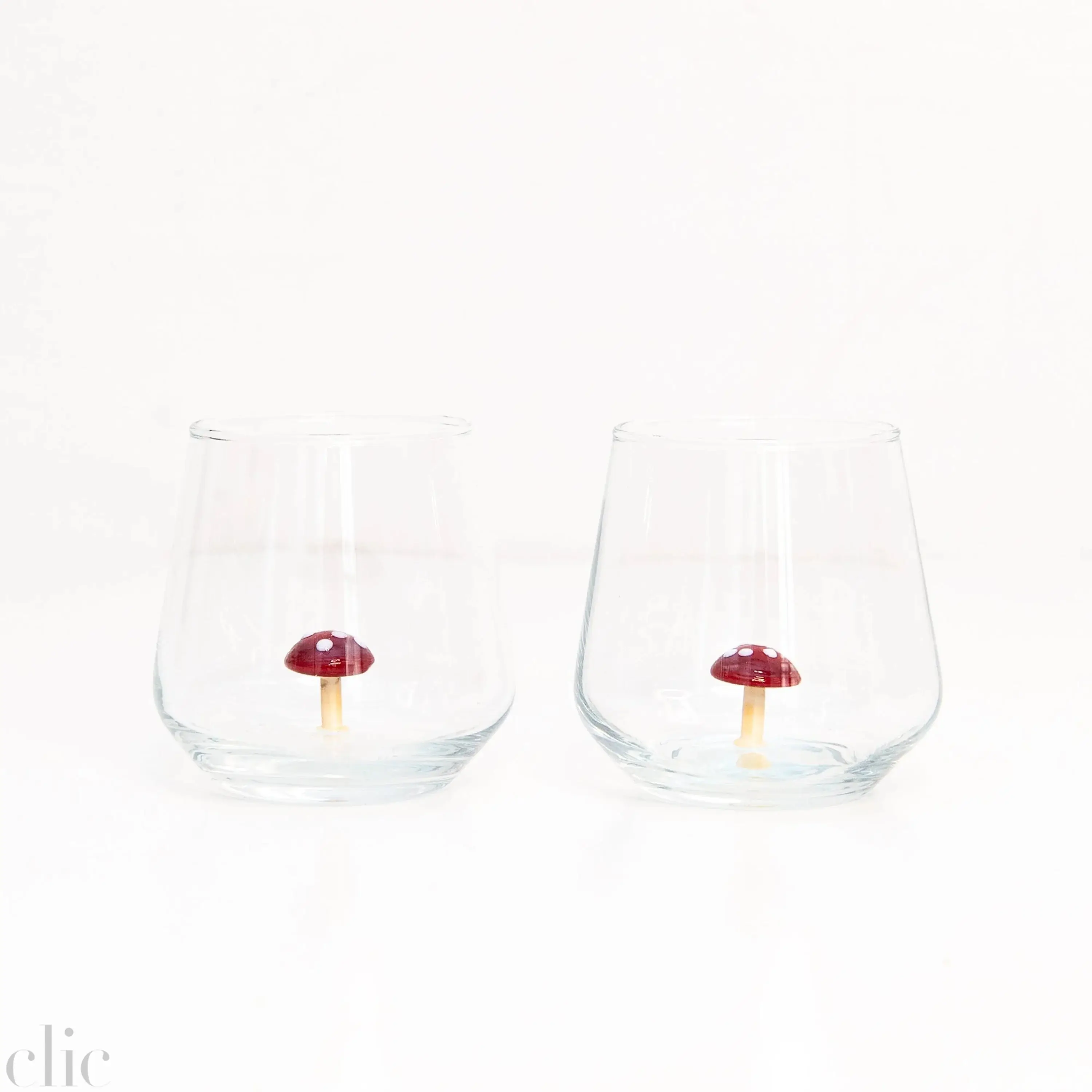 Mushroom Drinking Glass