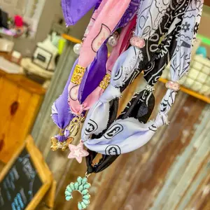 Scarf necklaces