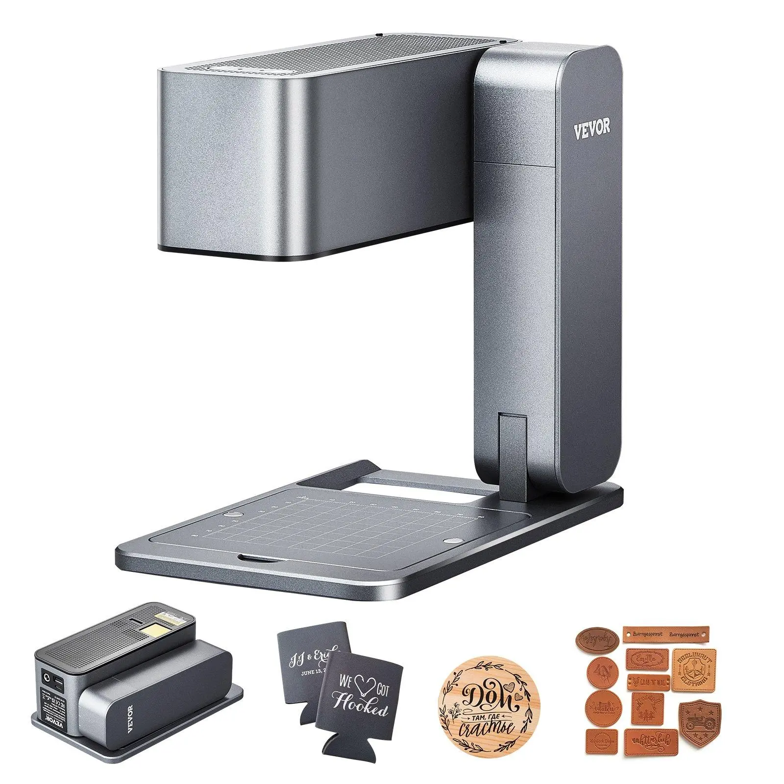 【DealsForYouDays】VEVOR Portable Laser Engraver Tool, 5W High-Speed Handheld DIY Engraving Machine with 600 mm/s Speed, Father's Day Gift