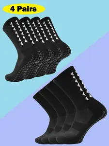 Men's Non-slip Soccer Socks, Breathable Comfortable Sports Socks for Football Basketball, Athletic Socks for Men, Athletic Running Socks