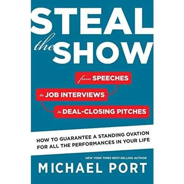 USED Book - Steal the Show: From Speeches to Job Interviews to Deal-Closing Pitches, How to Guarantee a Standing Ovation for All the Performances in Your Life by Michael Port (Hardcover) - english