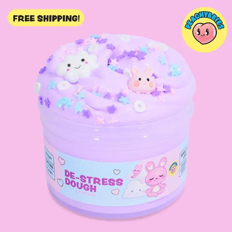 PEACHYBBIES: Choose Your Slime - Premium Scented, 4oz., ASMR, Stress Relief, Fidget Toy, Best-Selling Cloud, Cloud Dough, Bingsu, Butter Slimes - NEW TOYS 2025