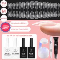 Medium Almond 【Kit】16 Sizes-224 Pcs