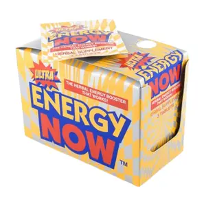 ENERGY NOW Natural Herbal Energy Tablets - 24 Packets