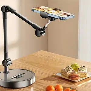 Durable Adjustable Metal Phone & Tablet Stand Ergonomic Multi-Angle Holder for Optimal Viewing Experience