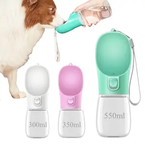 Portable Dog Water Bottle - Travel Pet Feeder for Outdoor Adventures - Ideal for Puppies, Chihuahuas & Pugs - Easy Hydration on the Go - Essential Dog Supplies for Hiking, Walks, and Daily Use