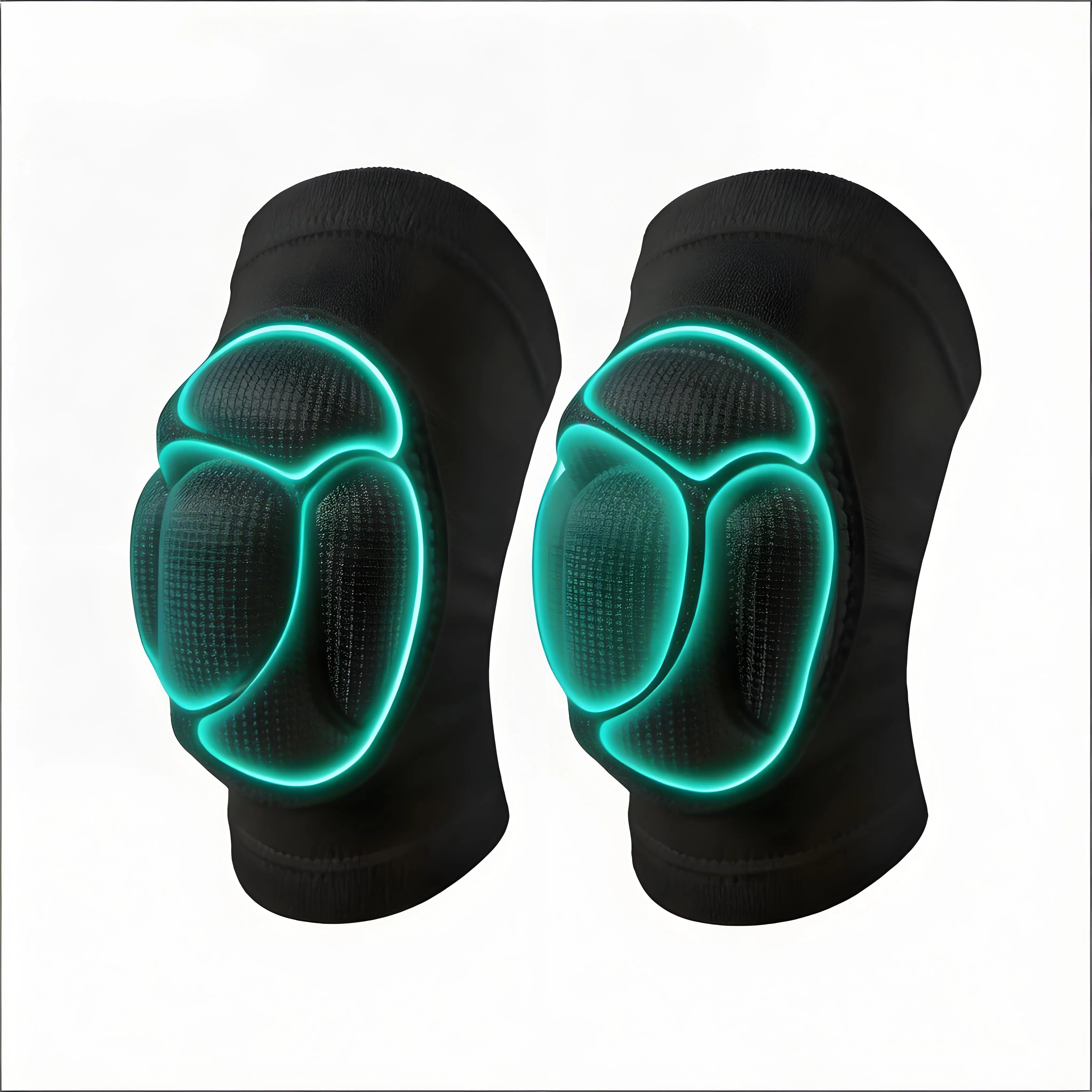 Knee Compression Sleeves (1 Pair), Thickened Padded Sports Brace for Men & Women, Support for Volleyball, Running, & Arthritis Pain Relief, Sports Knee Brace, Knee Pad Volleyball Knee Belt
