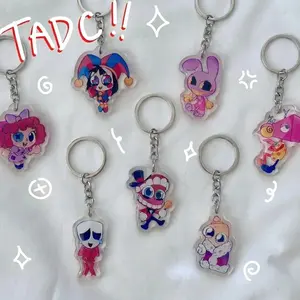 The Amazing Digital Circus Keychain, TADC Pomni, Jax Keychain