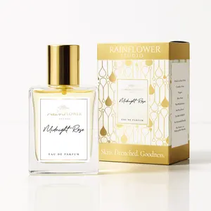 Midnight Rose 🌹 Velvet Bloom & Midnight Amber Eau de Parfum by Rainflower Studio - 50ml