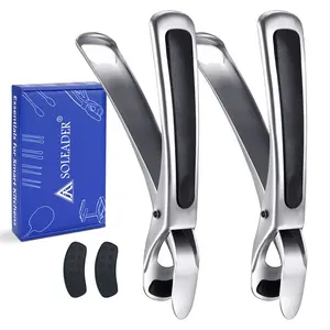 SOLEADER Hot Plate Gripper Compatible With Instant Pot Accessories, Air Fryer Pans Gripper, Hot Plate Bowl Retriever For Egg Custard For Jidangeng, For Microwave Toaster Oven Steamer, Pack of Two