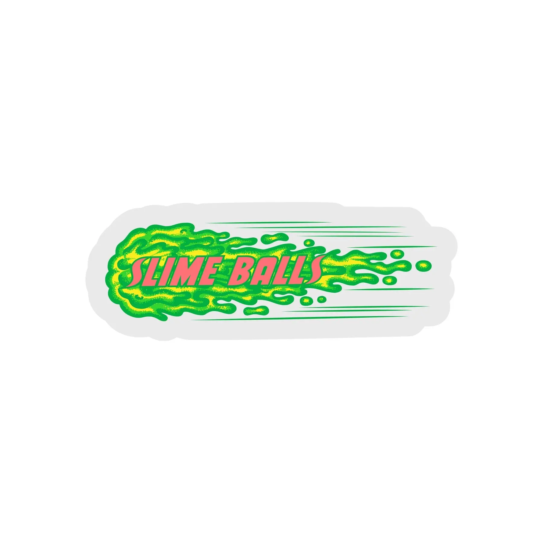 Snot Rocket 3.5in Slime Balls Stickers (25 Pack)