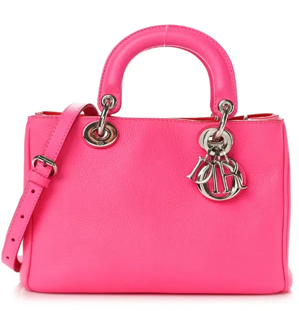 Pre-owned Dior Cowhide Crossbody Bags Mini Diorissimo Tote Bag BGP233363