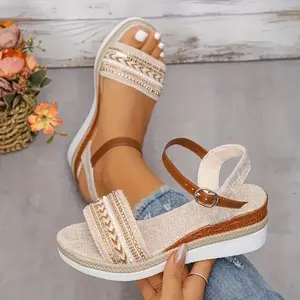Women's Elevated Platform Wedge Sandals – Perfect for Any Occasion Girl Walking Footwear