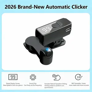 2026 Latest Upgrade Auto Clicker Smart Clicker for iPhone iPad Android Tiktok, 107 Adjustable Speeds, Rechargeable, Live Stream Like, Social Media Tasks, Smartphone Accessories