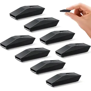 8Pcs Deer Whistles for Vehicles, Deer Horns Deterrent for Cars, Deer Warning Devices for Cars, Trunks, Motorcycle, Mini Size Black