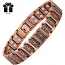 Men's copper platingwatch chain 2X super strong magnet,  magnetic watch chain including adjustment tool elegant double row design, very suitable for business and yoga, suitable for daily wear and special events Father's Day gifts jewelry gifts