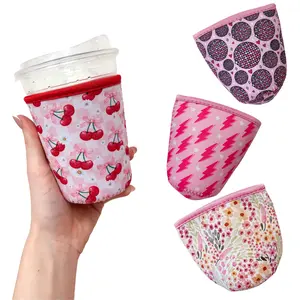 Iced Coffee Sleeve, Coffee Coozie Drinkware,