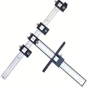 Durable Woodworking Handle Puncher Tool, Precision Positioning Tool for Cabinet Doors, Essential for Woodworking Projects