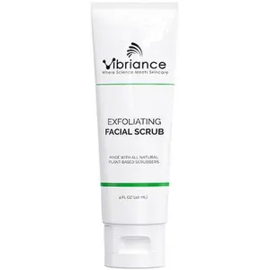 Vibriance Exfoliating Facial Scrub - Gentle Daily Use Formula for renewed skin