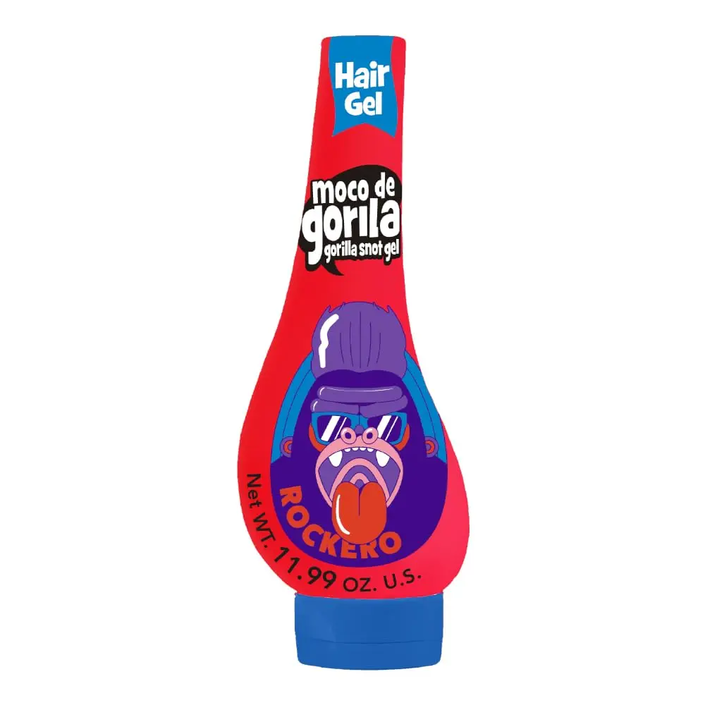 Moco de Gorila, Explosive Rocker Hair Styling Gel, Long-Lasting Hold, Reactivatable with water, 11.92 Oz Each