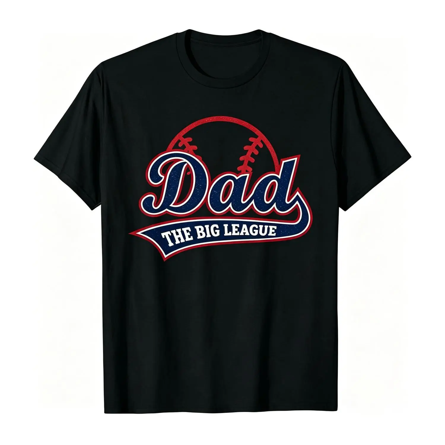 Big League Cotton T-Shirt Men's Baseball Dad Humorous Father's Day Gift