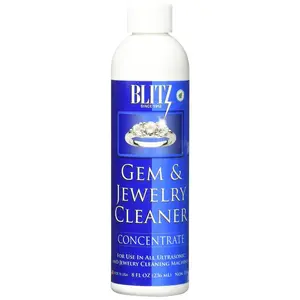 Jewelry Cleaner Solution | For Ultrasonic Machines | Deep Cleans, Restores Shine | Gentle & Effective, 8oz Household Cleaning