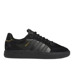 adidas Mens Tyshawn Low Lace Up Sneakers Shoes Casual - Black