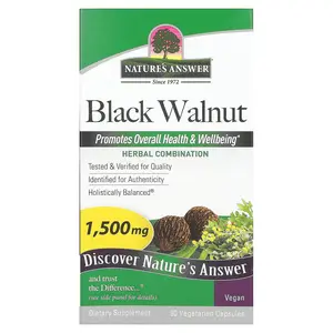 Nature's Answer Black Walnut, 90 Vegetarian Capsules