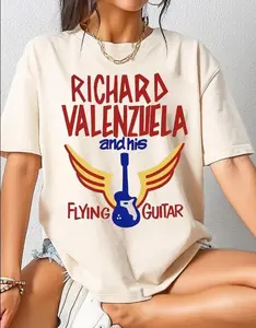 Labamba Movie Bob Richard Valenzuela And His Flying Guitar T-shirt, Unisex Style Shirt, Fashion Retro Tee, Gift For Him Her, Streetwear