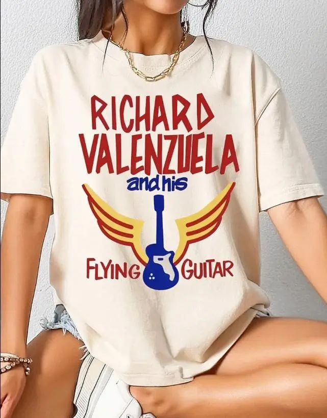 Labamba Movie Bob Richard Valenzuela And His Flying Guitar T-shirt, Unisex Style Shirt, Fashion Retro Tee, Gift For Him Her, Streetwear