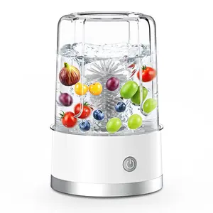 SEANCHEER W01 Electric Fruit and Vegetable Washer Machine, Fruit Cleaner Spinner Machine with OH-ion Purification Technology, Suitable for Small Fruits Such as Blueberries, Tomatoes, and Raspberries