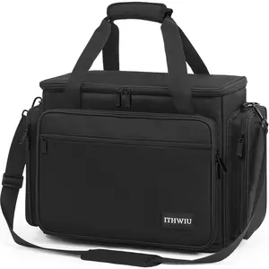 Sewing Machine Carrying Case with Multiple Storage Pockets Large Capacity, Universal Tote Storage Bag Compatible with Most Standard Sewing Machines