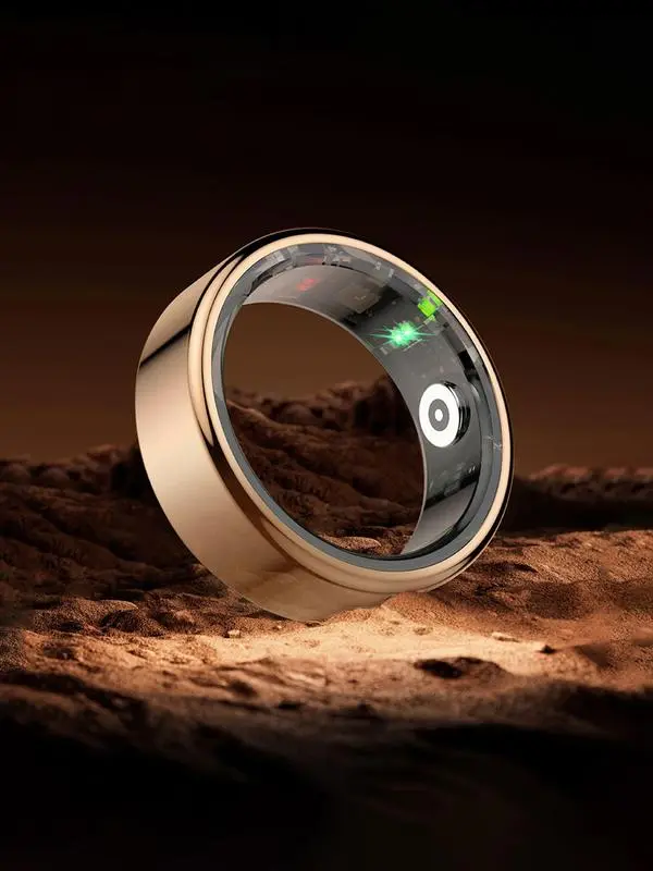 Stainless Steel Smart Ring, Multifunctional Smart Connection Ring, Waterproof High Tech Sports Ring, Fashionable Wearable Device for Men & Women, Fitness Tracker