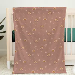 Boho Rainbow & Stars Blanket