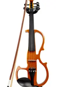 EVN-200 Electric 4/4 violin, cut away, remote learning ready. Built in pre-amp. Includes case, bow,rosin, headphones and shielded connecting cable.