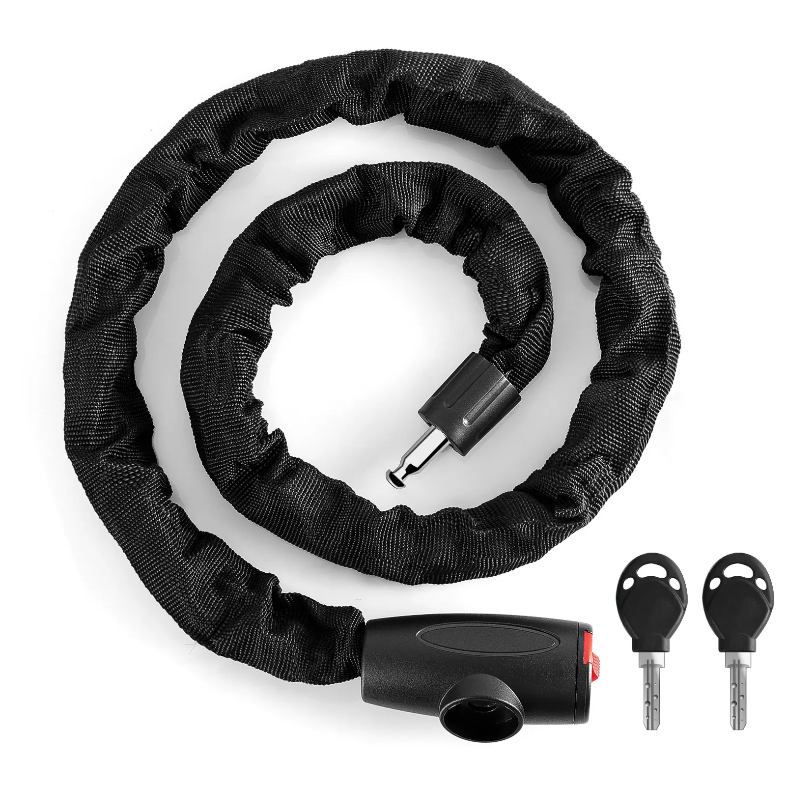 Motorcycle Bike Electric Scooter Lock with Keys 4FT Bicycle Lock Heavy Duty Chain Lock Anti Theft Motorcycle Bike Electric Scooter Lock with Keys 4FT Bicycle Lock Heavy Duty Chain Lock Anti Theft