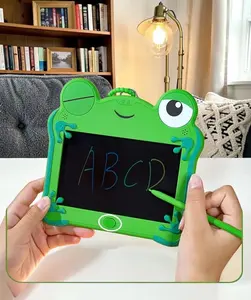 Frog Lilypad Tablet Keychain Erasable Drawing Toy Boys Puzzle Drawing Erasable Handwritten Bag Pendant Toys Gift