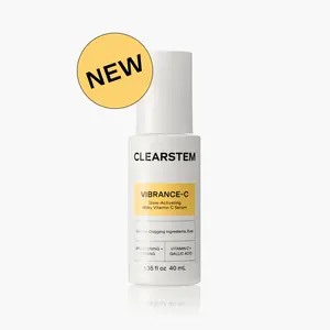 [CLEARSTEM] VIBRANCE-C Clinically Tested Milkly Glow Activating Vitamin C Serum, Vitamin C (3-O Ethyl Ascorbate), Gallic Acid, Bisabolol, Immediate Glow, Lasting Brightness, Visibly Brightens Skin, For Acne-Prone and Sensitive Skin, 1.35 fl oz