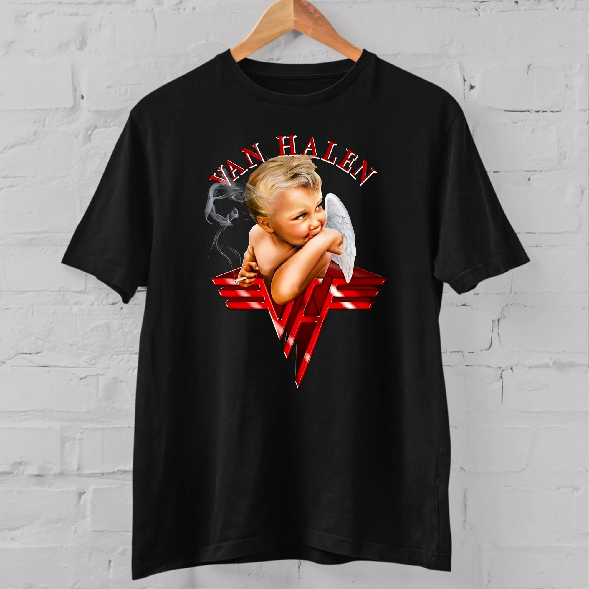 Summer 2026 StreetwearVintage Van Halen 1972 – 2020 Hard Rock Band Memories Shirt, Eddie Frankenstrat Rock Band Tee Fashion Cotton, Full Colors, Full Sizes, For Men, For WomenGraphic Tee Breathable / Soft