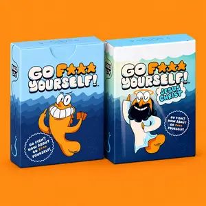 Go F*** Yourself Adult Card Game, Hilarious Party Game for 3-10 Players, 52 Funny Cards, Quick & Easy Setup, Perfect Stocking Stuffer Gift, Made Out of Spite