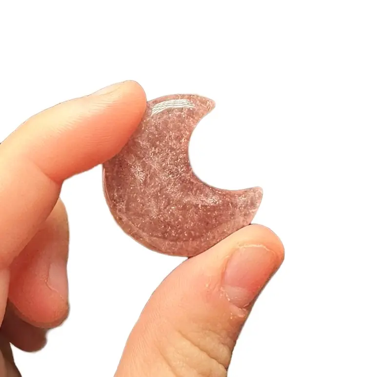 Crystal Moon Quartz Strawberry - High Quality Stones