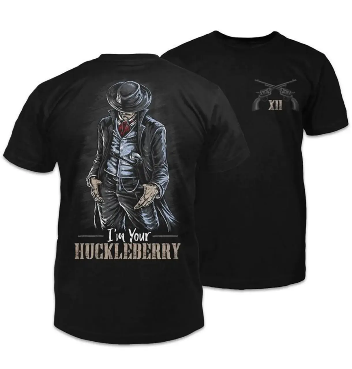 Val Kilmer I'm Your Huckleberry 2 Sides Shirt, Tombstone Western, Movie Quotes T-Shirt, For Men And Women, Full Sizes, Unisex Cotton Tops