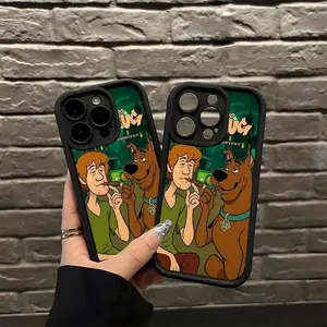 Y-Cute and humorous Scooby Doo phone Case,Having good protective properties,Suitable for iPhone 17-11 Pro Max/Plus and  Samsung Galaxy S23-25