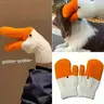 Warm Fleece-Lined Goose-Shaped Fingerless Gloves, Thermal Insulated Gloves, Warming Gloves, Gloves For Cold Weather, Winter Women's Hand Warmers, Outdoor Comfortable Design, Durable Fabric, Seasonal Accessories, Insulation, Unique