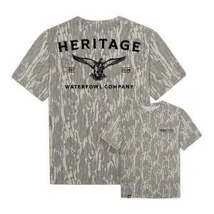 Mossy Oak Washed Bottomland Mallard Tee, 3D Camo Style T-Shirt, Hunting Shirt, Gift for Dad, Gift For him, Hunting Season Shirt